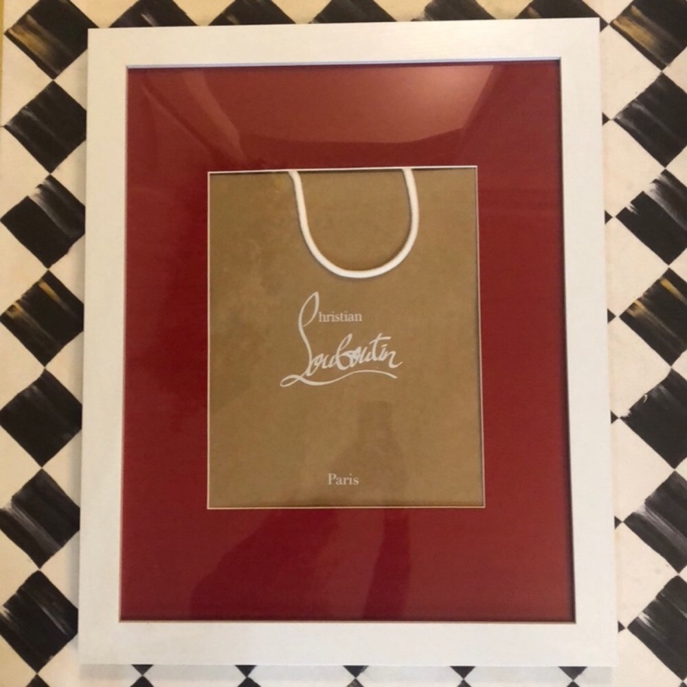 SOLD Framed Authentic Christian Louboutin - Picture 3 of 3